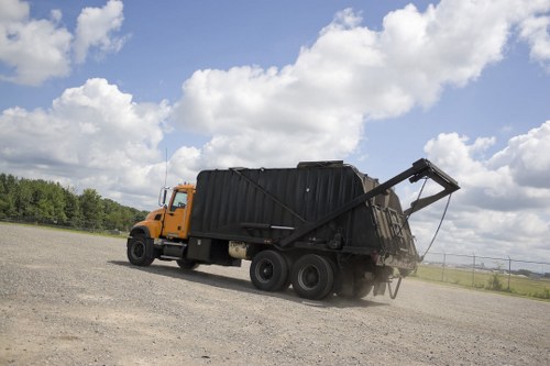Vehicle safety checks and secure loading of commercial waste
