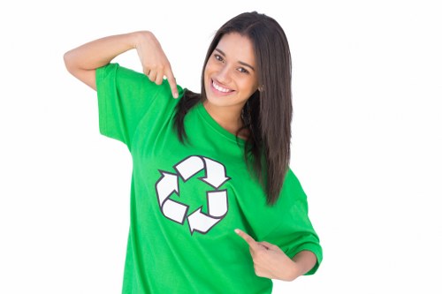 Professional waste removal services in action